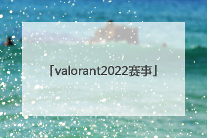 「valorant2022赛事」valorant2022冠军赛